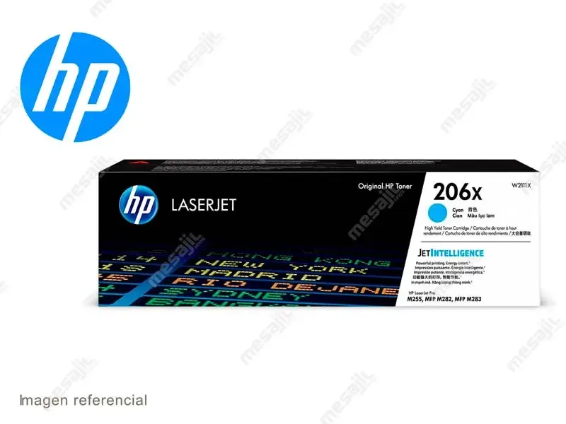 Toner HP 206X W2111X Cian M255 M283fdw 2450 pag