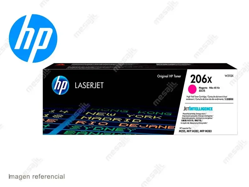 Toner HP 206X W2113X Magenta M255 M283fdw 2450 pag