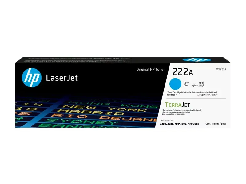 Toner HP 222A W2221A Cian M3303 1200 pag