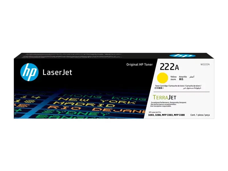 Toner HP 222A W2222A Amarillo M3303 1200 pag