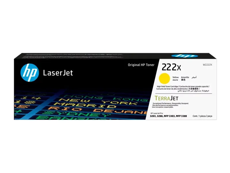 Toner HP 222X W2222X LJ M3303 Yellow 2500pgs