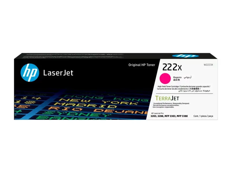 Toner HP 222X W2223X Magenta M3303 2500 pag