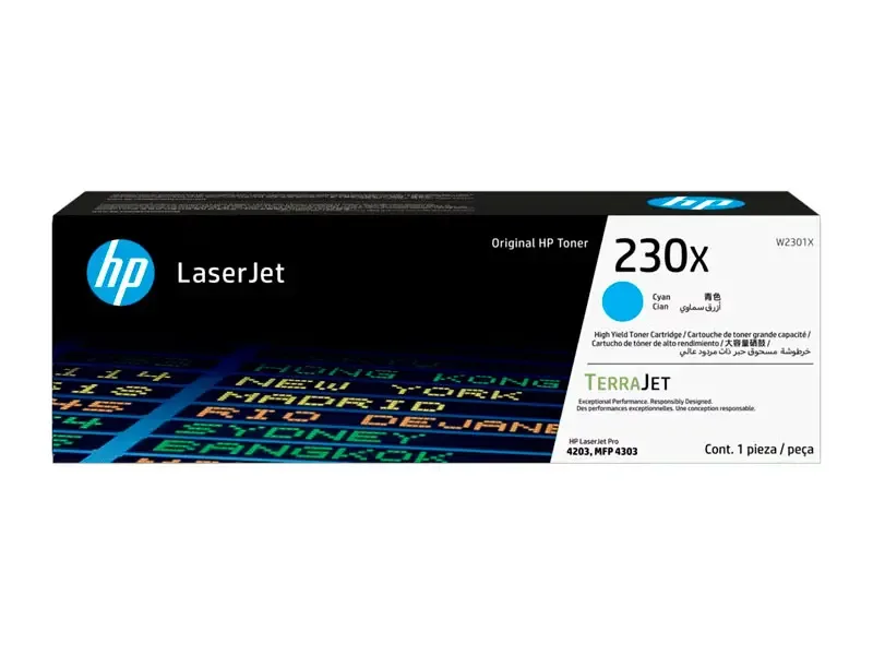 Toner HP 230X W2301X Cian 4203 4303 5500 pag