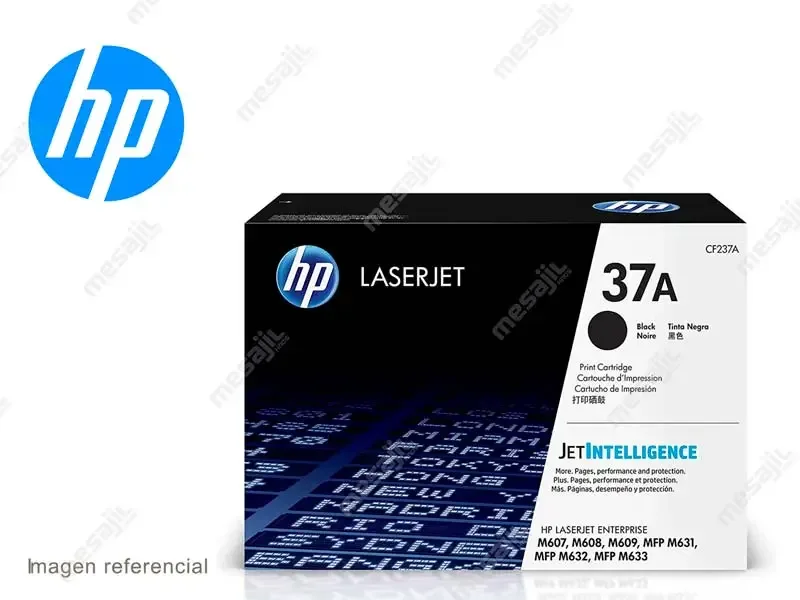 Toner HP 37A CF237A Negro M631/M607 11000 pag