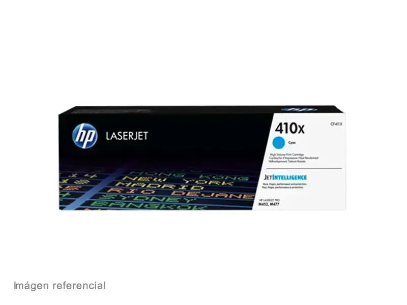 Toner HP 410X CF411X Cian M477fdw