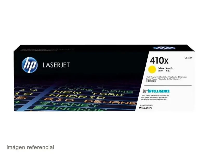 Toner HP 410X CF412X Amarillo M477fdw 5000 pag