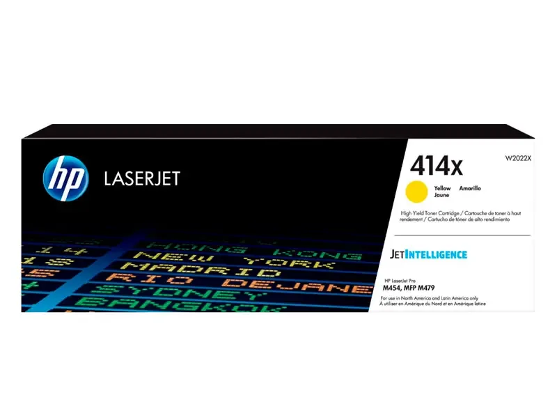 Toner HP 414X W2022X Amarillo M454 M479 6000 pag