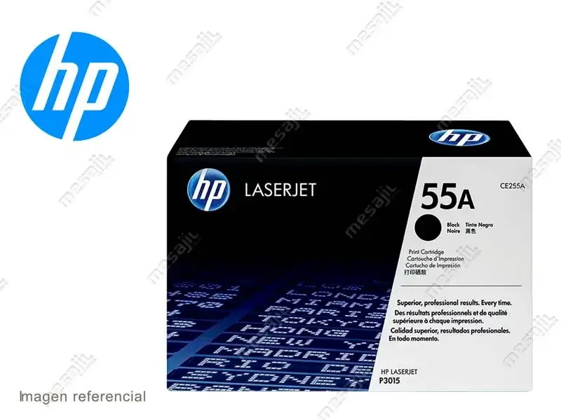 Toner HP 55A CE255A Negro P3015