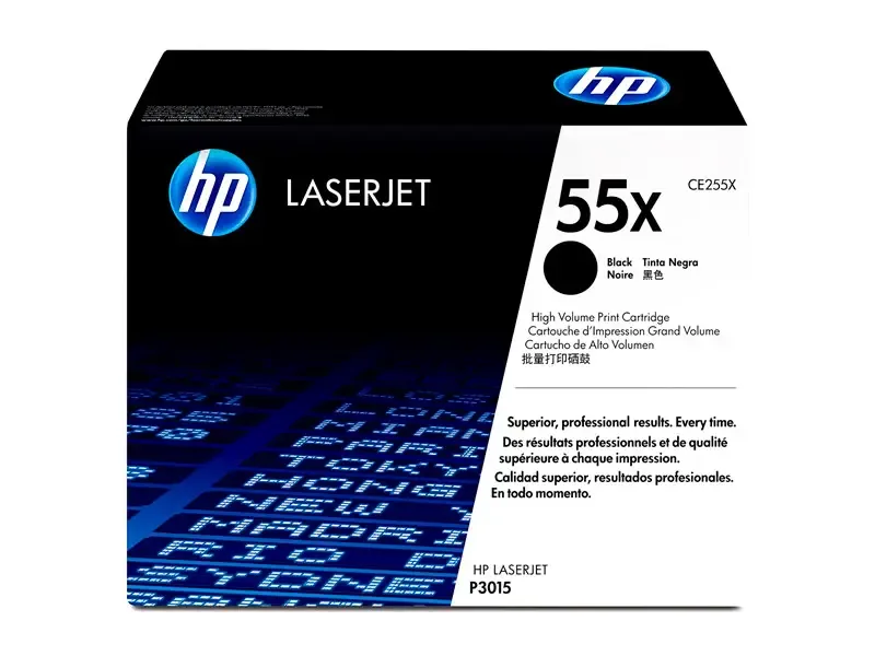 Toner HP 55X CE255X Negro P3015 12500 pag