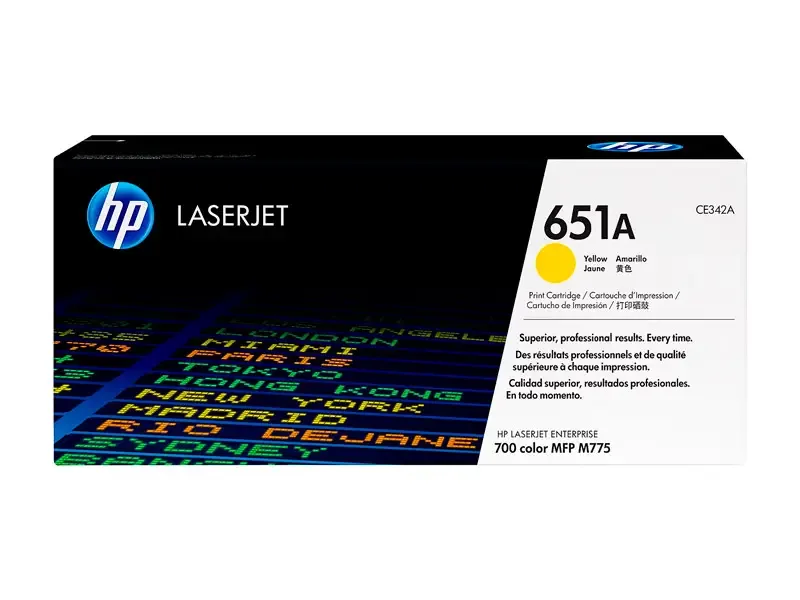 Toner HP 651A CE342A Amarillo MFP M775