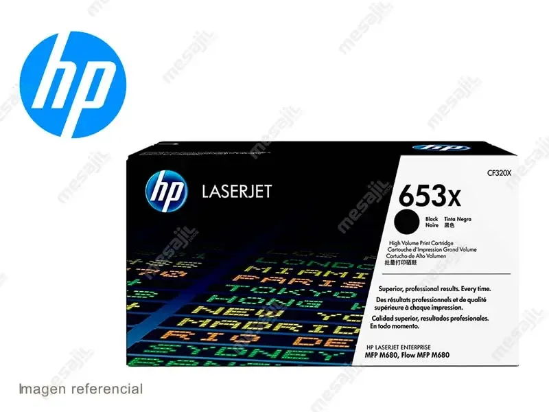 Toner HP 653X CF320X Negro M680