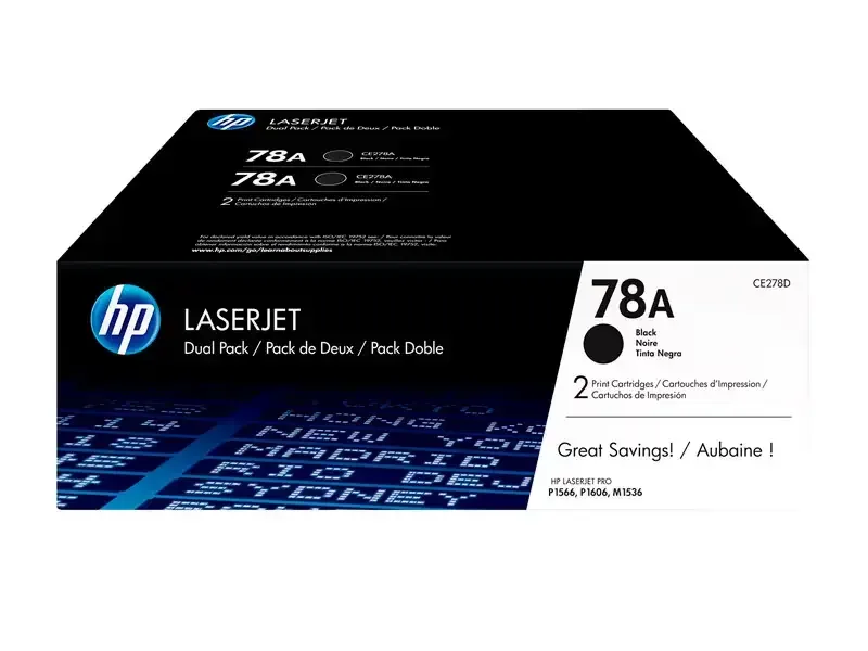 Toner HP 78A CE278AD Negro P1606 P1536 2100 pag