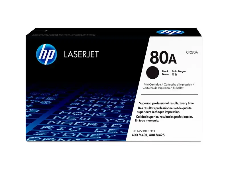 Toner HP 80A CF280A Negro M401dn M425dn 2560 pag