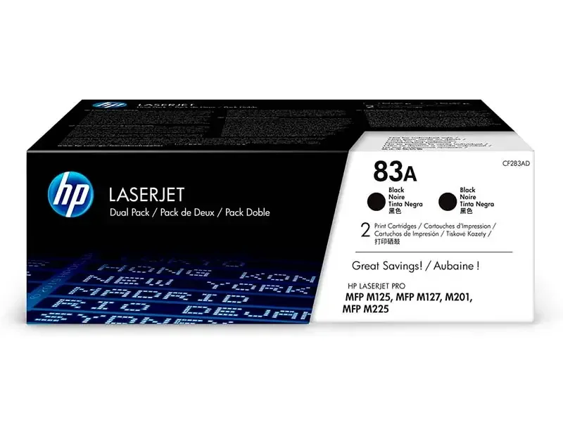 Toner HP 83A CF283AD Negro M127fn 1500 pag