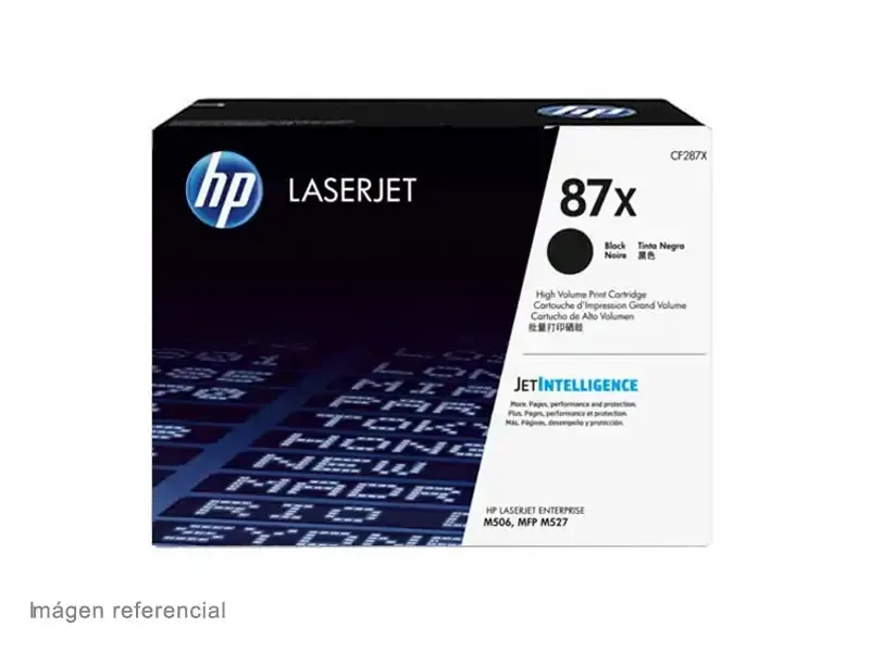 Toner HP 87X CF287X Negro M506 M527mfp 18000 pag