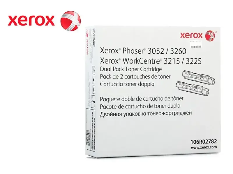 Toner Xerox 106R02782 Negro 3225 Dual Pack