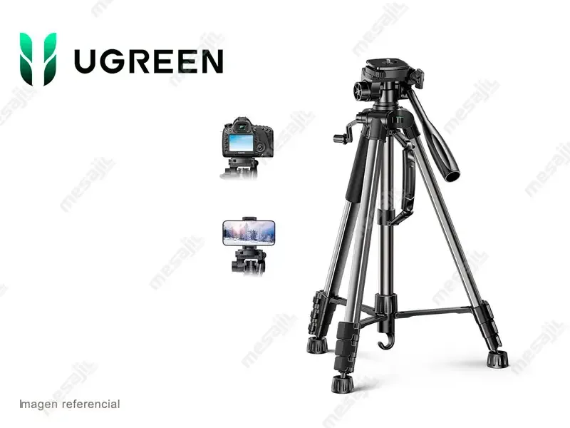 Tripode UGREEN soporte profesional para Camaras, Celulares, proyectores altura max 1.75 mts (15187)