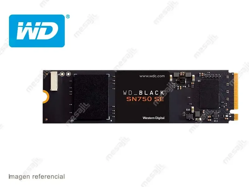 Unidad de Estado Solido Interno M.2 2280 1TB Wester Digital Black SN750 PCI Express NVME SSD
