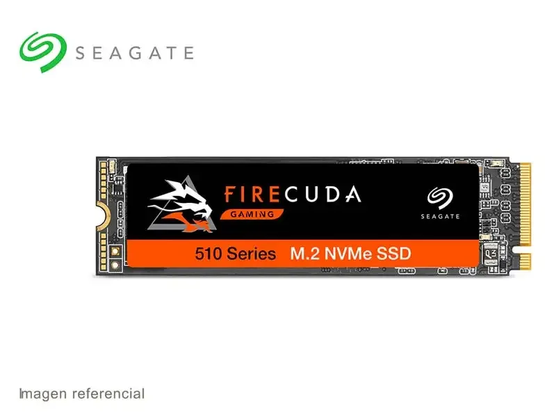 Unidad de Estado Solido Interno M.2 2280 2TB Seagate FireCuda 510 NVMe SSD
