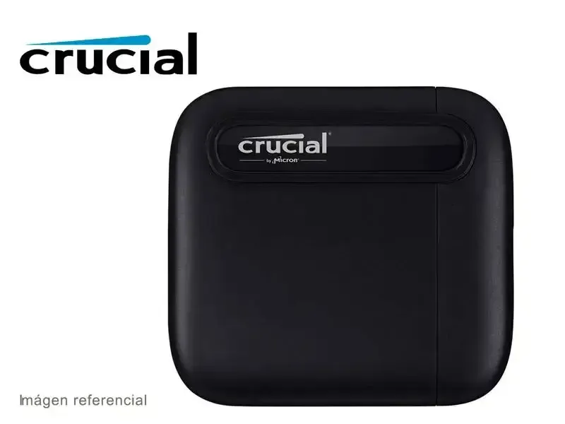 Unidad SSD Externo Crucial 1TB X6 Portable SSD USB-C 3.2