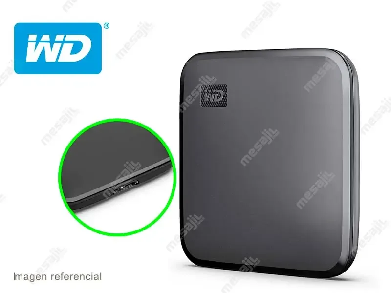 Unidad SSD Externo Western Digital 480GB Elements SE USB 3.0