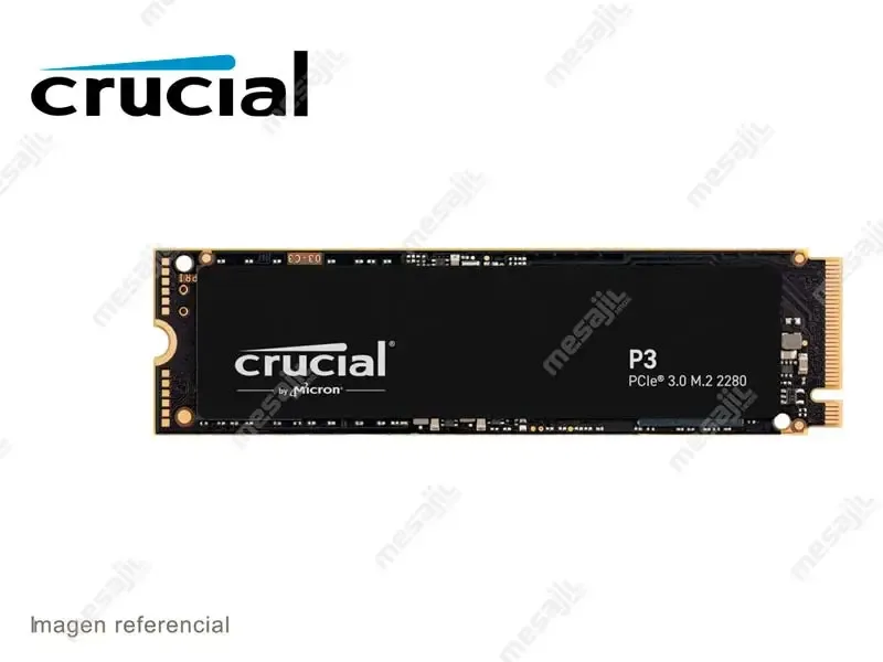 Unidad SSD Interno Crucial P3 M.2 2280 500GB NVMe