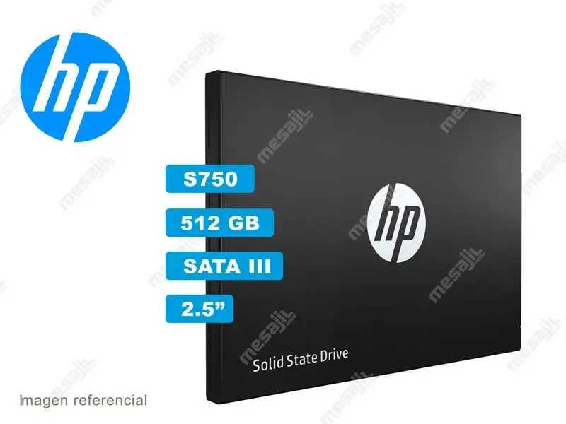 Unidad SSD Interno HP S750 512GB SATA III 2.5"