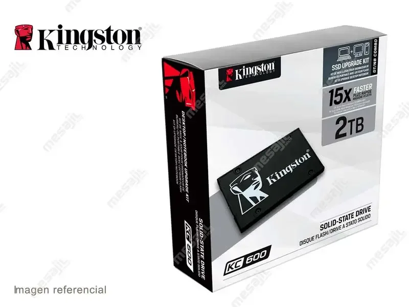 Unidad SSD Interno Kingston KC600 2TB 2.5"