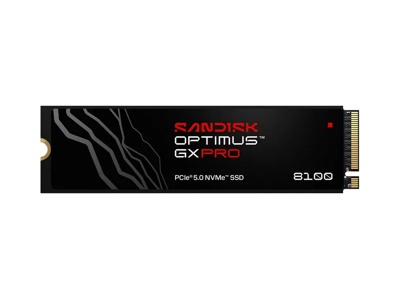 Unidad SSD Interno M.2 2280 1TB Sandisk Optimus GX PRO 8100 NVMe PCle 5.0