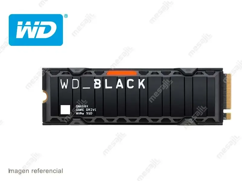 Unidad SSD Interno M.2 2280 Wester Digital Black 1TB SN850X PCI Express NVME