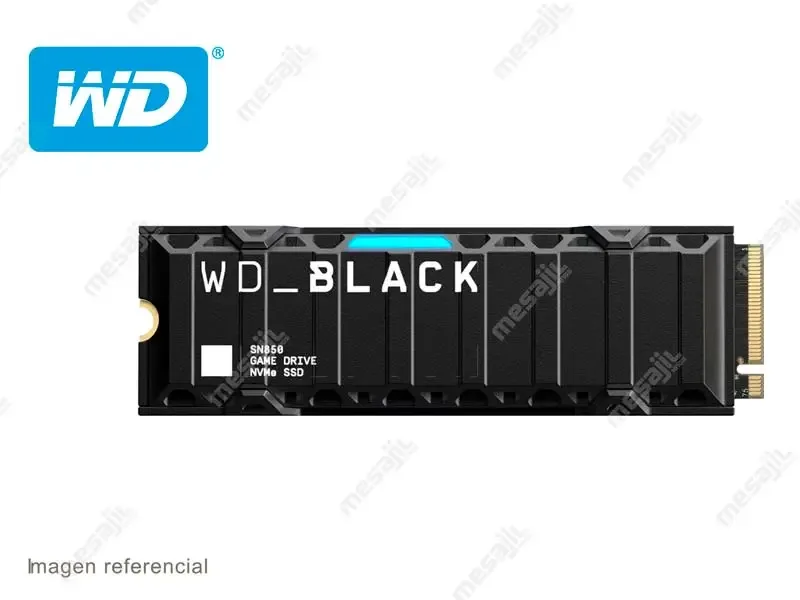 Unidad SSD Interno M.2 Western Digital Black 2TB SN850 NVMe Gen4 7000Mb/s PS5