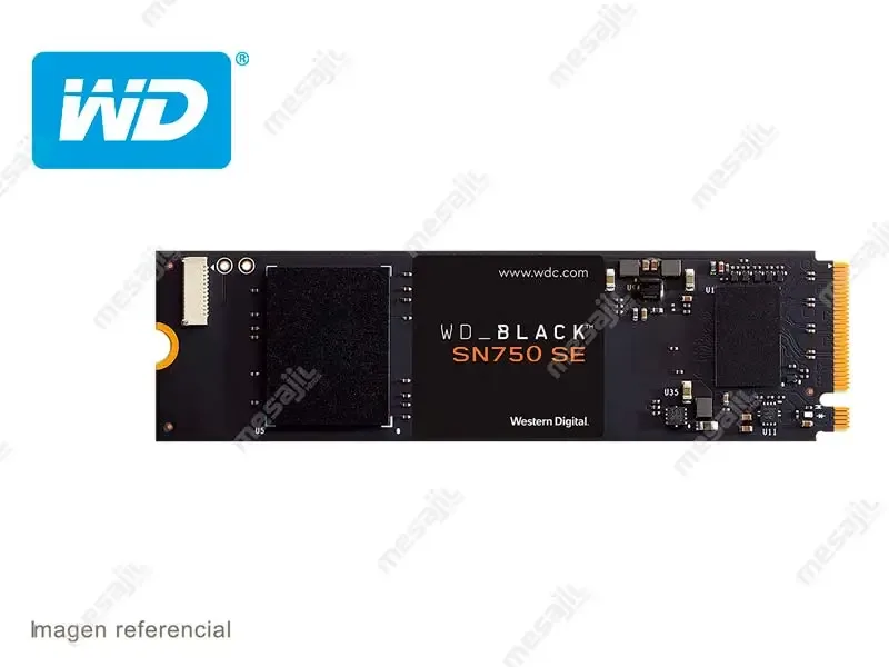 Unidad SSD Interno M.2 Western Digital Black 500GB SN750 PCI Express NVME