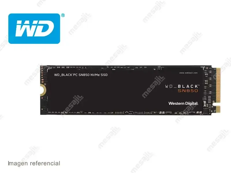 Unidad SSD Interno M.2 Western Digital Black 500GB SN850 NVMe Gen4
