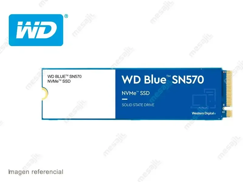 Unidad SSD Interno M.2 Western Digital Blue 1TB SN570 PCI Express NVME