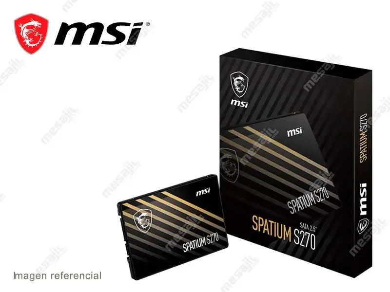 Unidad SSD Interno MSI SPATIUM S270 480GB SATA 2.5"
