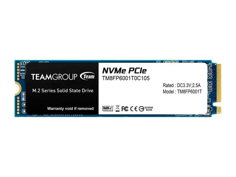 Unidad SSD Interno Teamgroup 1TB M.2  PCIe NVMe 3.3V