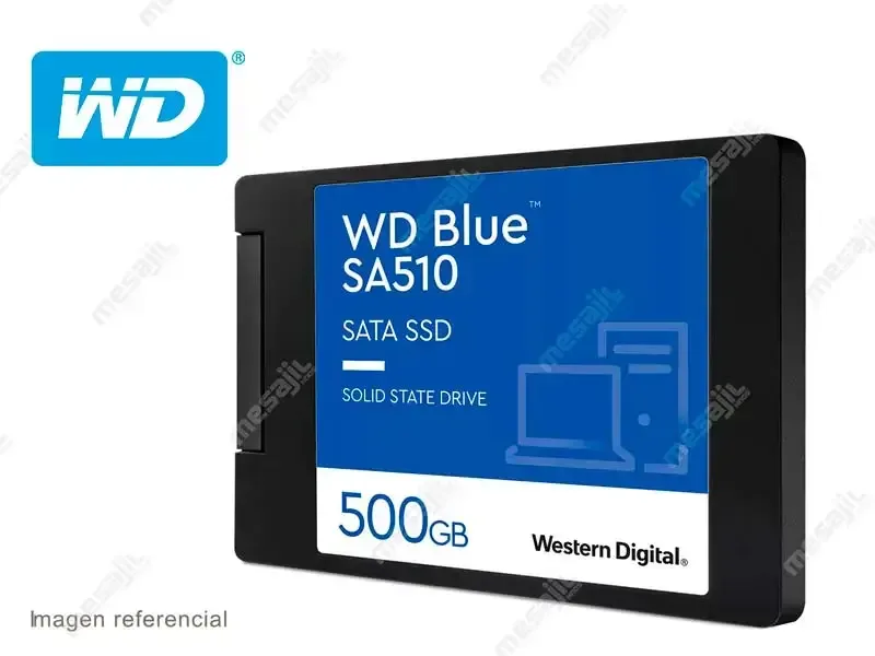 Unidad SSD Interno Western Digital Blue 500GB SA510 R560 W530 SATA 2.5"