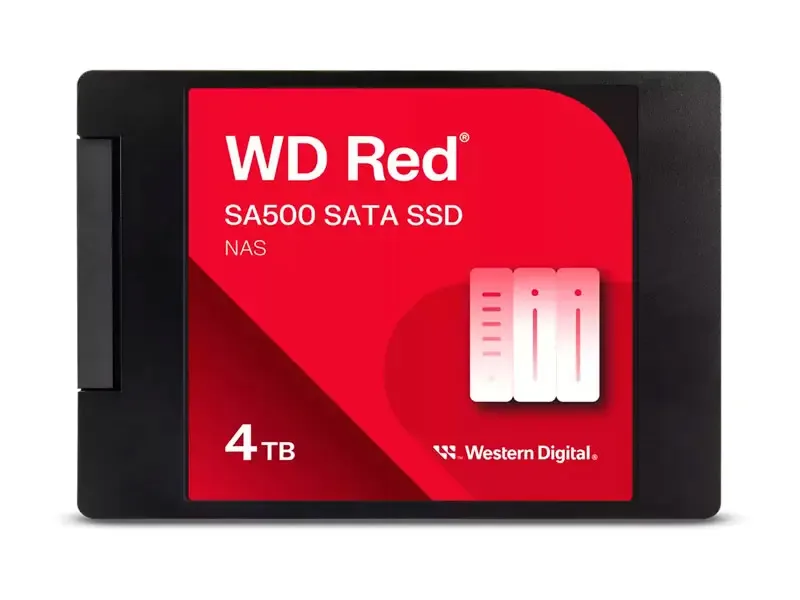 Unidad SSD Interno Western Digital RED 4TB SA500 SATA 2.5"