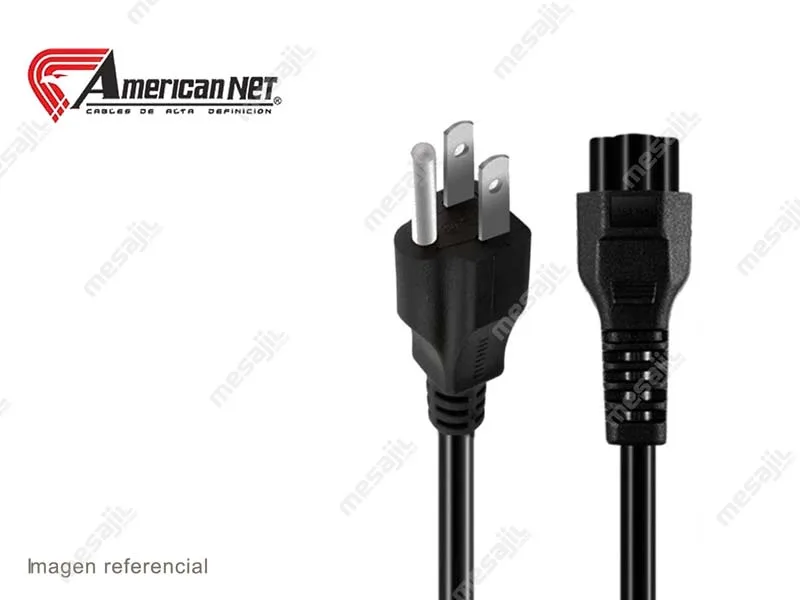 Cable de Poder 1.8mts Tipo Trebol