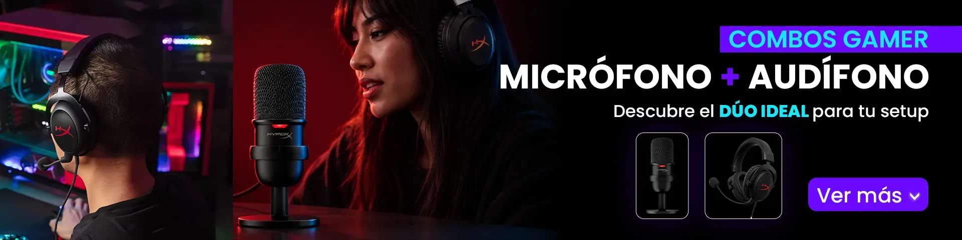 Microfono + Audífono Gamer