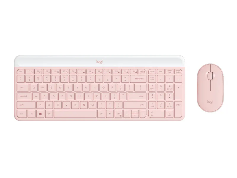 Teclado + Mouse Logitech Wireless MK470 Rose