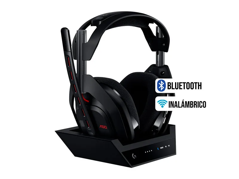 Auricular Gaming Astro A50 Lightspeed BT/Ps5/PC/xbox/Playsync Audio + Base Station Black