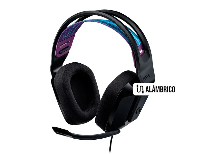 Auricular Gaming Logitech G G335 Wired Black