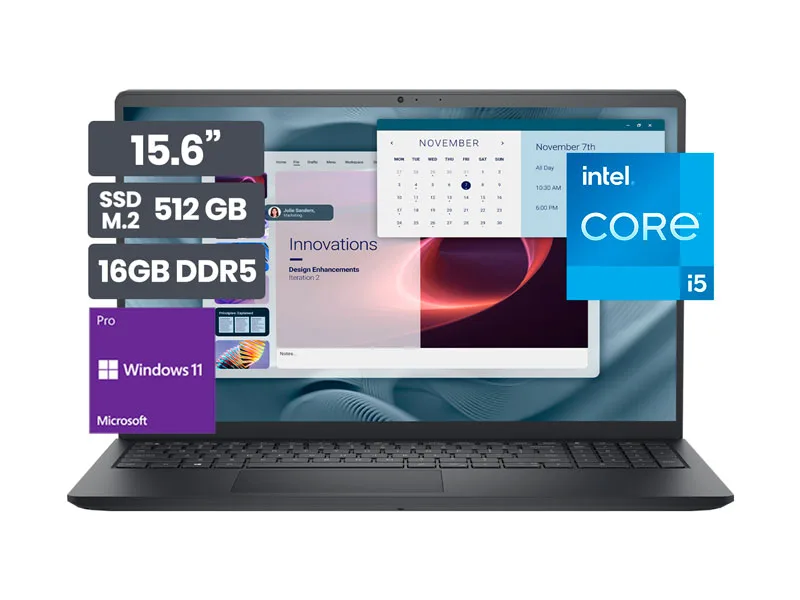 Laptop DELL Pro 15 Essential PV15250 15.6" Intel Core 5 1334U 16GB SSD512GB W11Pro
