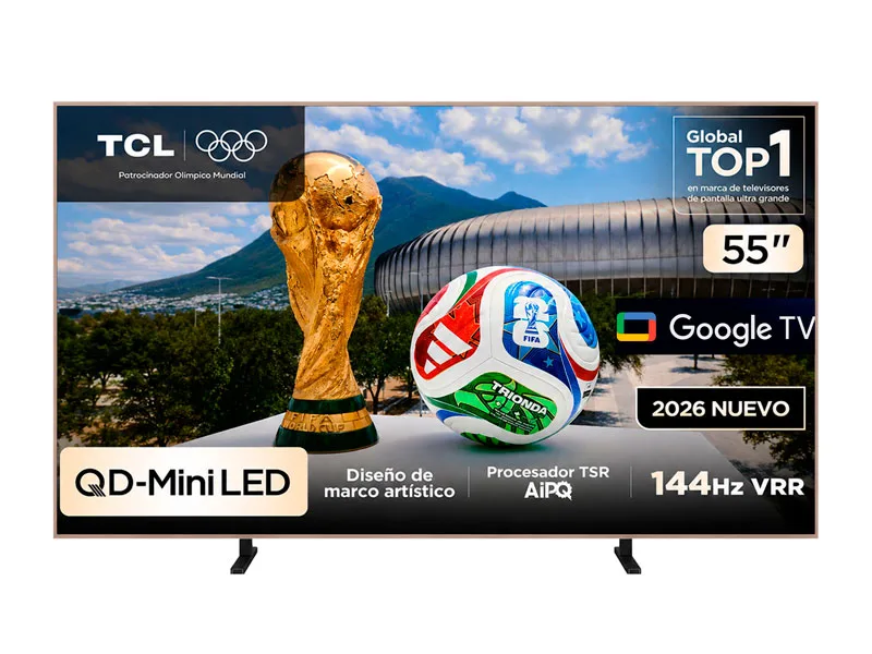 Televisor TCL SMART TV ART 55" QD MINILED 4K UHD 55A400 PRO