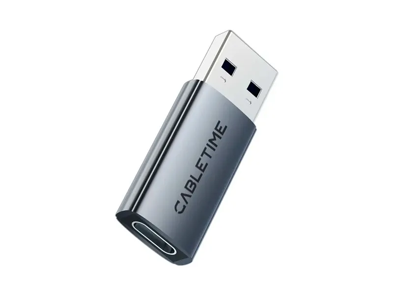 Adaptador USB a USB-C CABLETIME CP80 G10Gbps