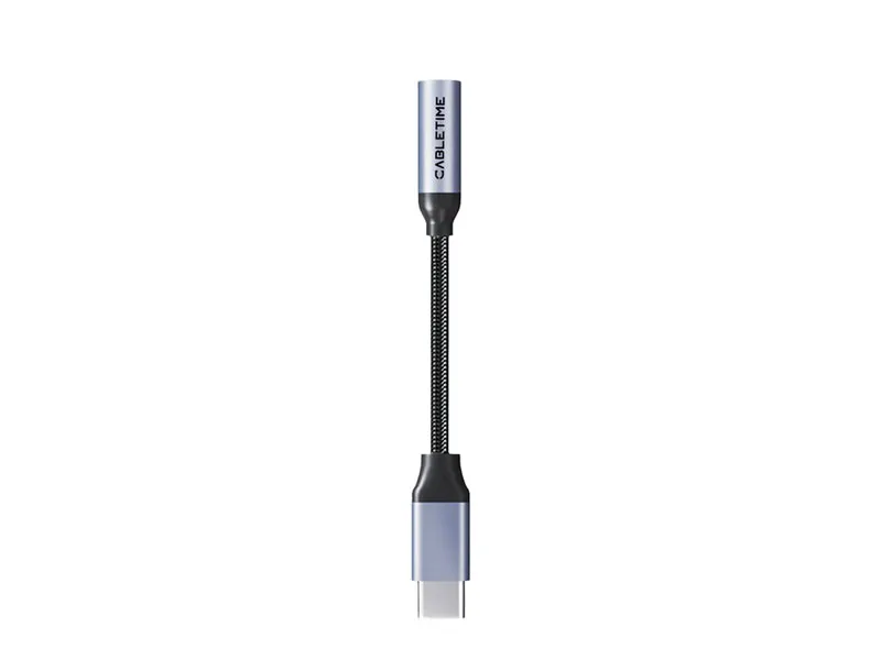 Adaptador USB-C a Audio 3.5mm CABLETIME CPA6G