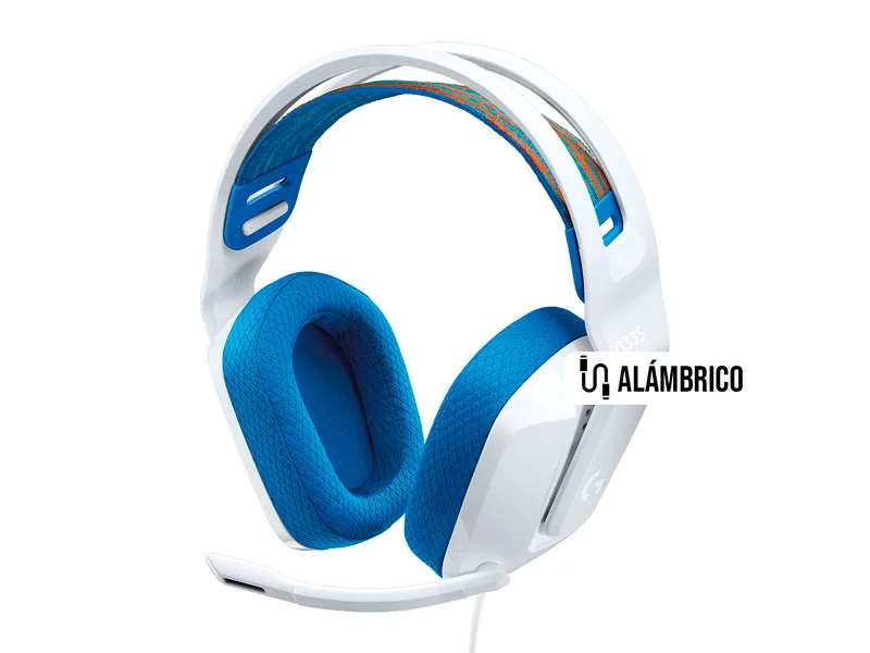 Auricular Gaming Logitech G G335 Wired White