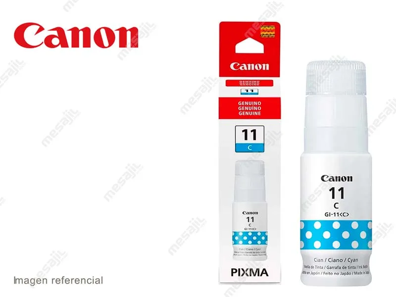 Botella de Tinta Canon GI-11 cyan G2160/G3160 70ml