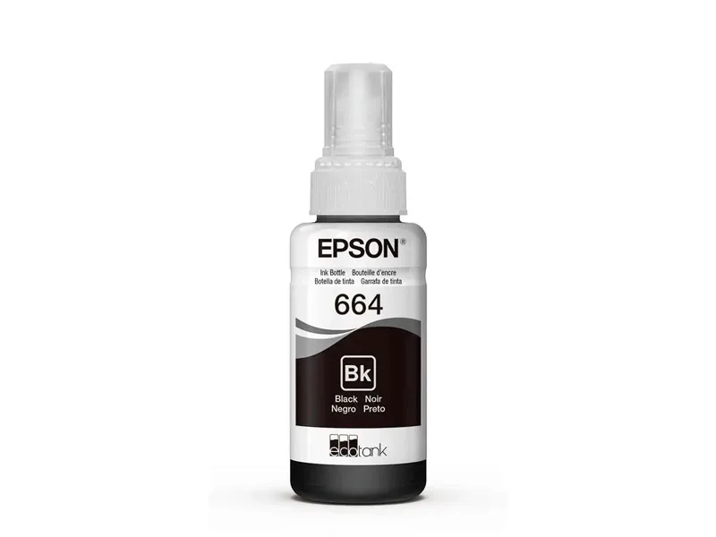 Botella de Tinta Epson T664120 Negro L200/L300/L455/L565